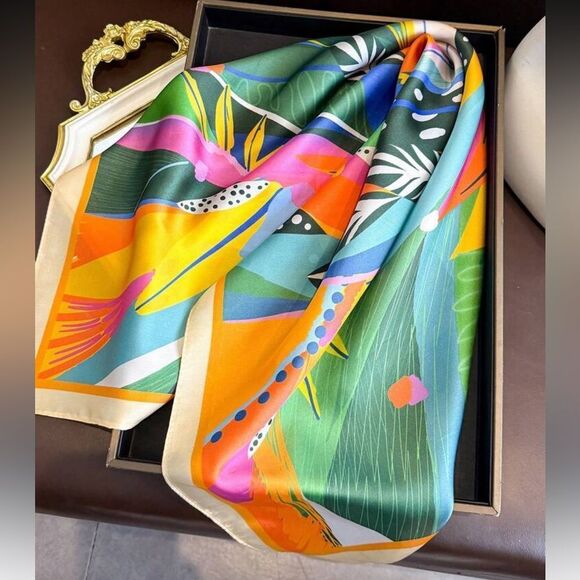 Anthropologie Accessories - Vibrant tropical scarf A1584